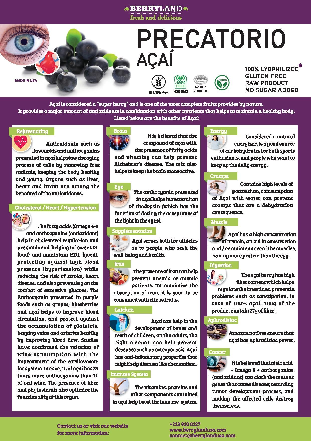 ACAIBERRY CAPSULE LYOPHILIZED