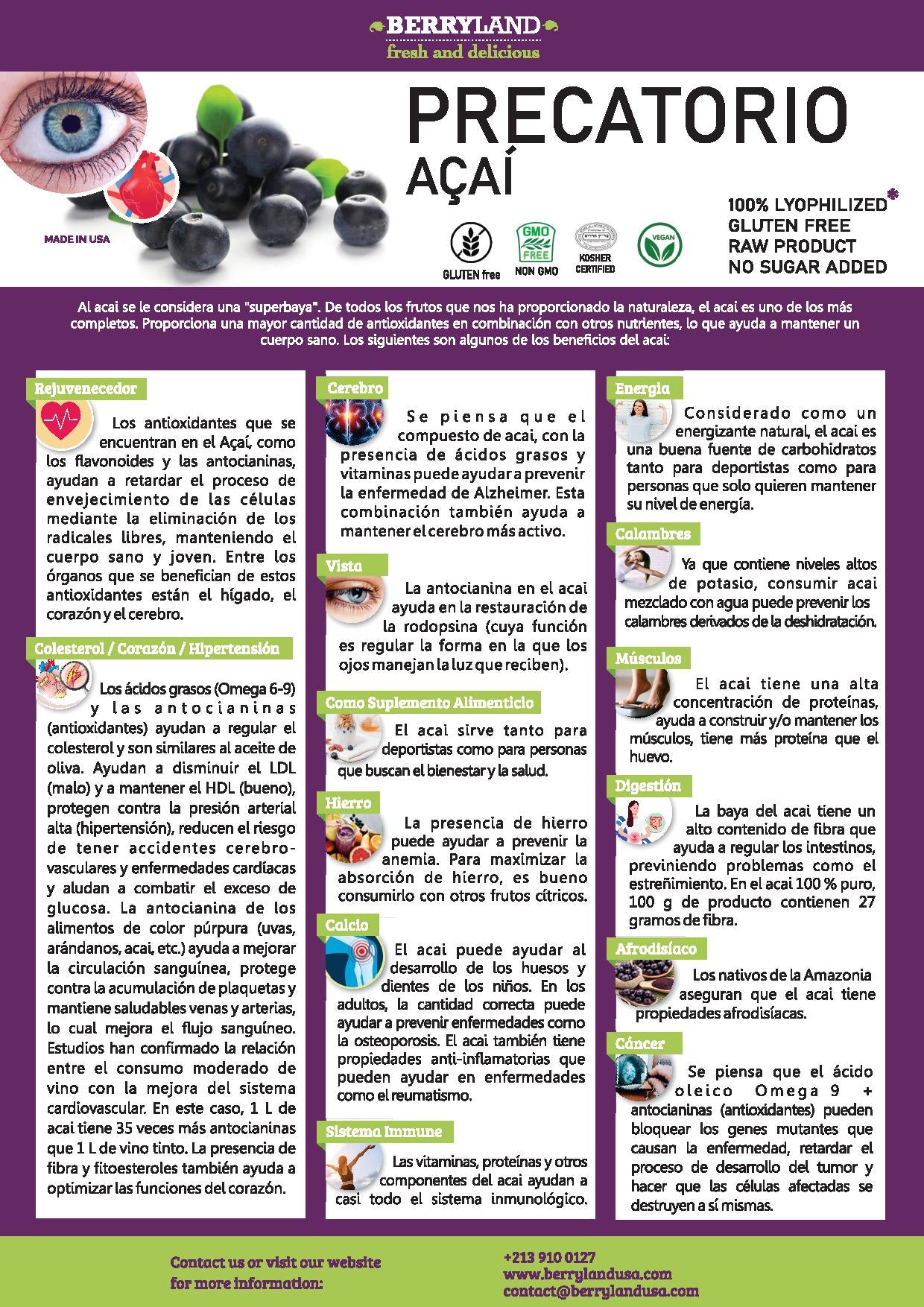 ACAIBERRY CAPSULE LYOPHILIZED
